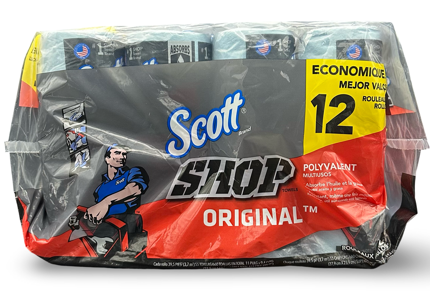 Toalla Scott SHOP paquete con 12