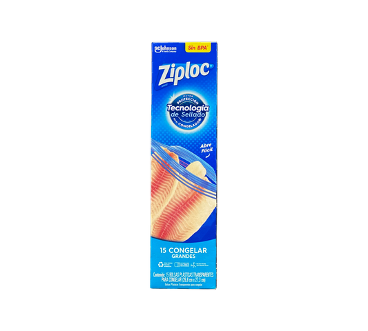 Ziploc 15 Congelar Grandes